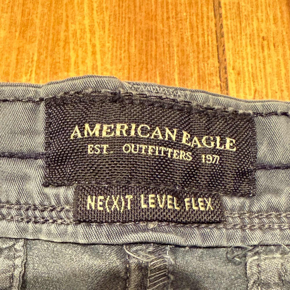 American Eagle Men's Gray Shorts Size 31 - Picture 2 of 7